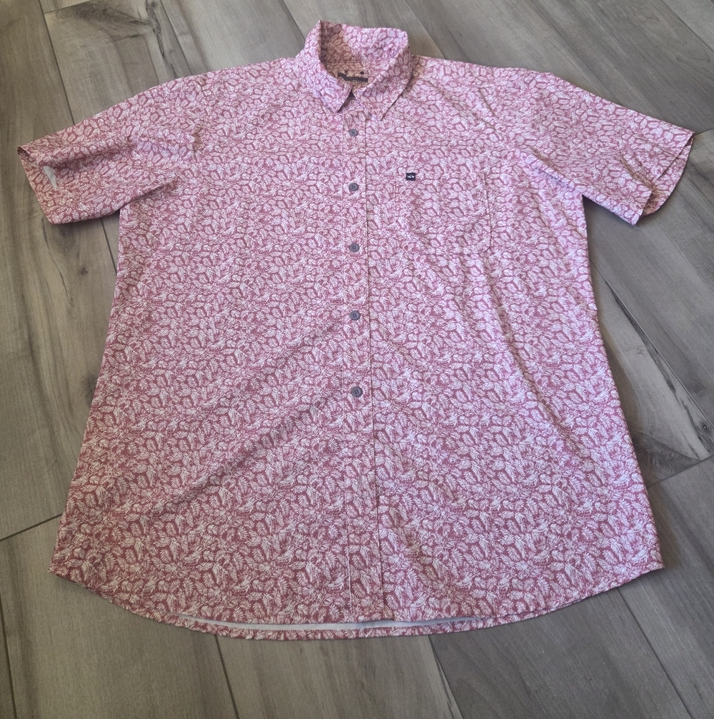 Fish Hippie Men's Button Front Shirt
